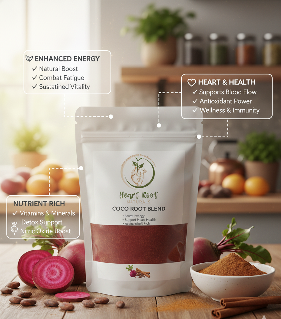 Coco Root Blend - Beetroot, Cocoa & Cinnamon